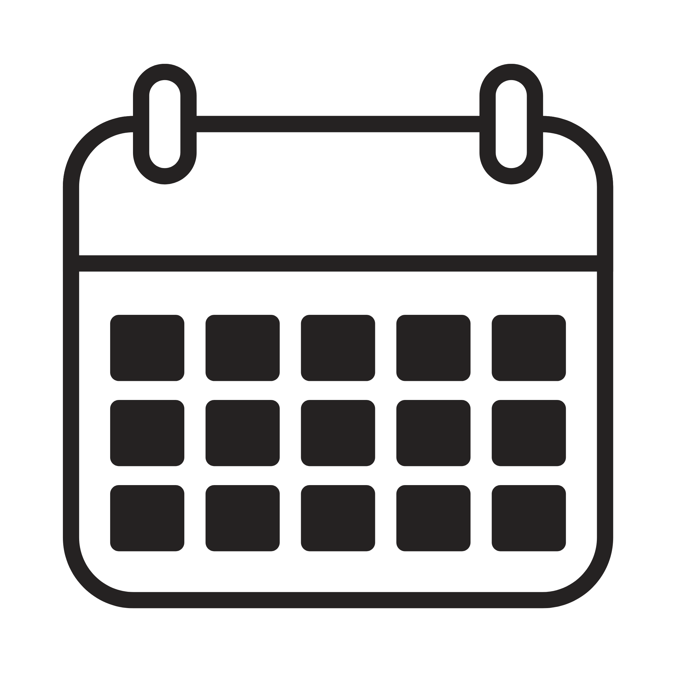 MXP Fitness - Calendar Icon